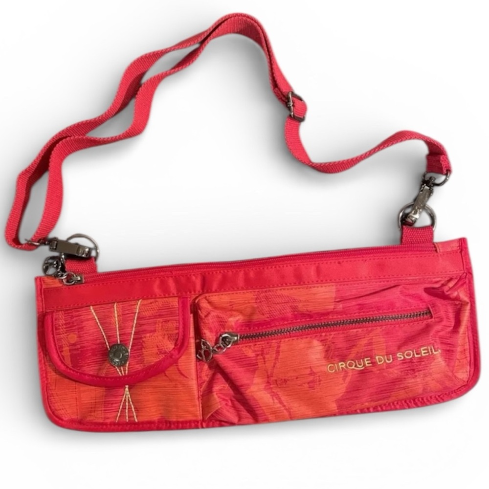 Cirque Du Soleil Crossbody Bag Sling Bag Red Orange